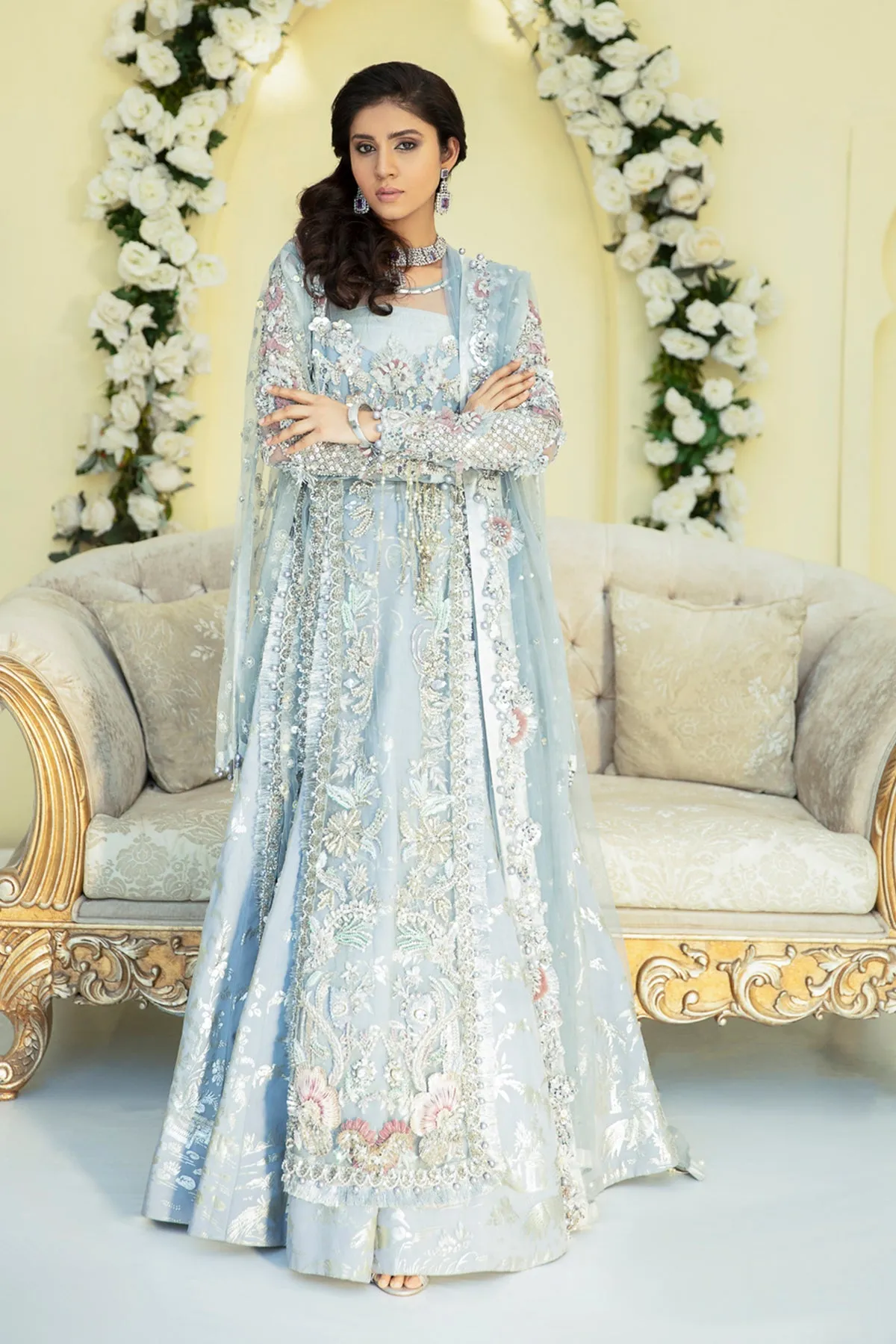 Zoey | AJR Couture Bridals Collection 2022 | Embroidered and Embellished Bridal Suits